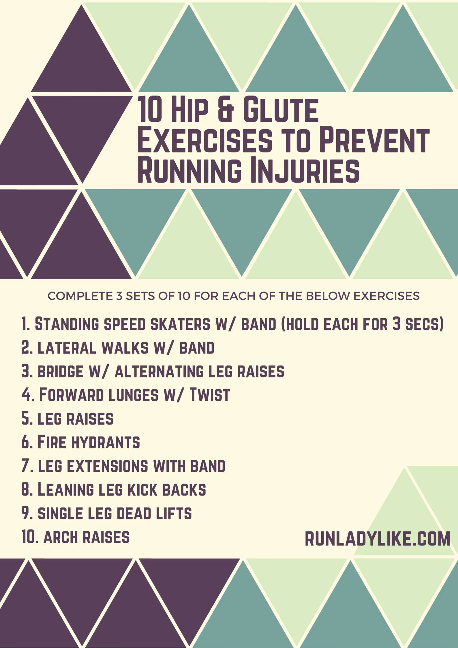 10 Hip And Glute Exercises To Prevent Running Injuries