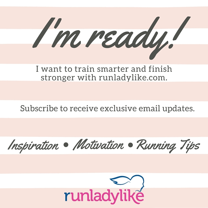 Sign up to receive email from runladylike.com